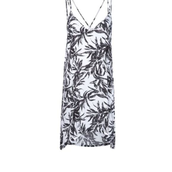 Onia Audrey Cover-Up Slip Dress Black and White - Picture 3 of 8